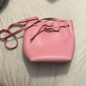 Mansur Gavriel pink bucket bag